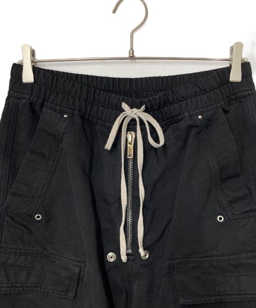 RICK OWENS DRKSHDW（リックオウエンス ダークシャドウ）RICK OWENS DRKSHDW (リックオウエンス ダークシャドウ) 24SS DOUBLE CARGO JUMBO BELAS ブラック サイズ:XSの古着・服飾アイテム