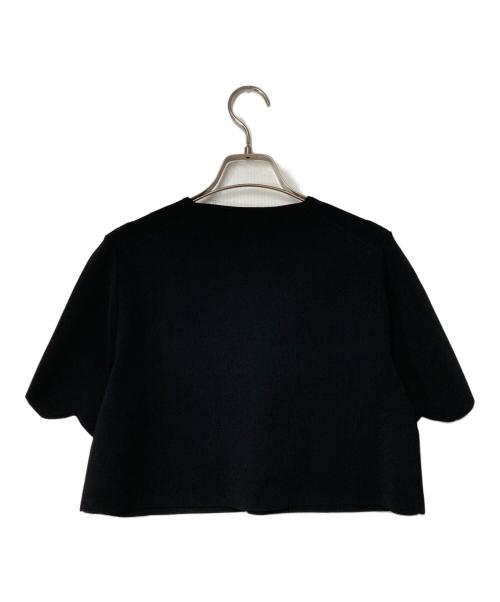 ESTNATION（エストネーション）ESTNATION (エストネーション) スカラ ニットボレロ ブラック サイズ:Freeの古着・服飾アイテム