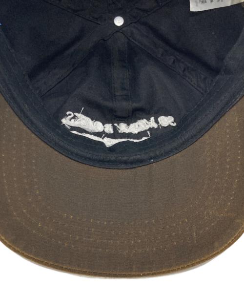 BLANK MAG BOOKS（-）BLANK MAG BOOKS (-) wackwack (-) オイルドキャップ ブラック×ブラウン サイズ:Pの古着・服飾アイテム