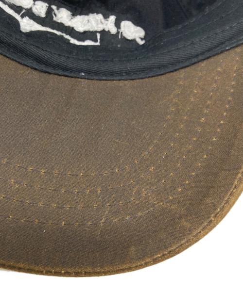 BLANK MAG BOOKS（-）BLANK MAG BOOKS (-) wackwack (-) オイルドキャップ ブラック×ブラウン サイズ:Pの古着・服飾アイテム