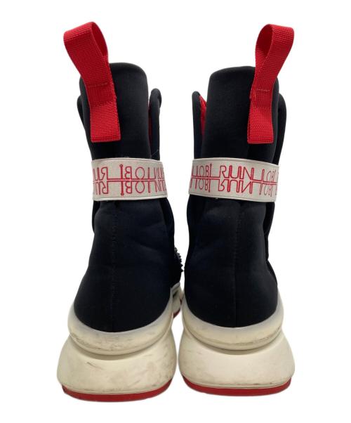 Christian Louboutin（クリスチャン・ルブタン）Christian Louboutin (クリスチャン・ルブタン) ハイカットスニーカー ブラック×レッド サイズ:41の古着・服飾アイテム