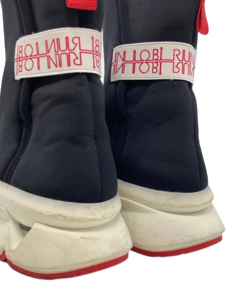 Christian Louboutin（クリスチャン・ルブタン）Christian Louboutin (クリスチャン・ルブタン) ハイカットスニーカー ブラック×レッド サイズ:41の古着・服飾アイテム