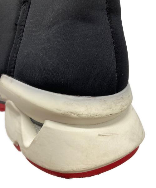 Christian Louboutin（クリスチャン・ルブタン）Christian Louboutin (クリスチャン・ルブタン) ハイカットスニーカー ブラック×レッド サイズ:41の古着・服飾アイテム