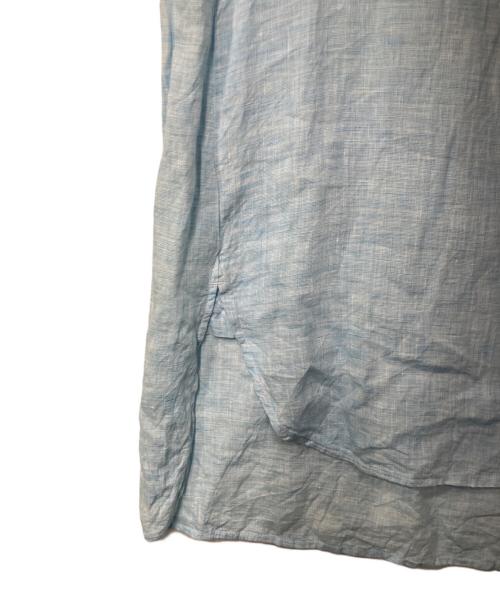 nest Robe（ネストローブ）nest Robe (ネストローブ) リネンシャツワンピース ブルー サイズ:FREEの古着・服飾アイテム