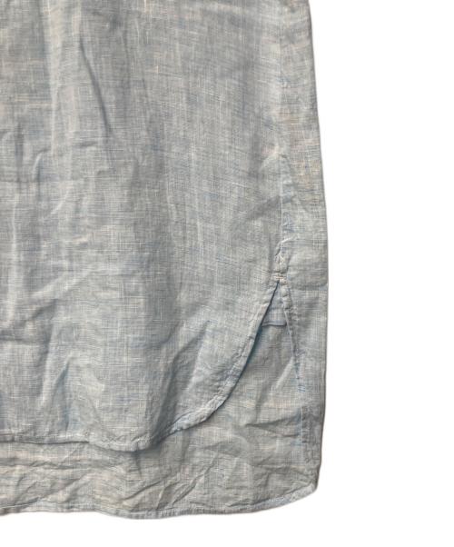 nest Robe（ネストローブ）nest Robe (ネストローブ) リネンシャツワンピース ブルー サイズ:FREEの古着・服飾アイテム