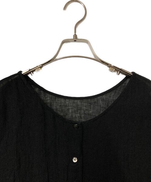 nest Robe（ネストローブ）nest Robe (ネストローブ) リネンワンピース ブラック サイズ:表記無しの古着・服飾アイテム