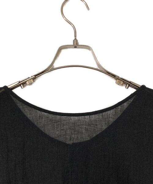 nest Robe（ネストローブ）nest Robe (ネストローブ) リネンワンピース ブラック サイズ:表記無しの古着・服飾アイテム