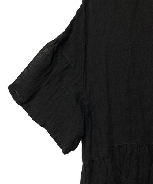 nest Robe（ネストローブ）nest Robe (ネストローブ) リネンワンピース ブラック サイズ:表記無しの古着・服飾アイテム