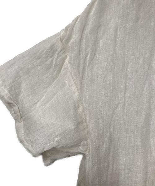 nest Robe（ネストローブ）nest Robe (ネストローブ) リネンワンピース ホワイト サイズ:Freeの古着・服飾アイテム