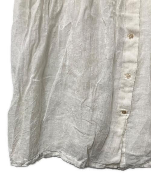 nest Robe（ネストローブ）nest Robe (ネストローブ) リネンワンピース ホワイト サイズ:Freeの古着・服飾アイテム