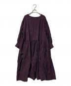 ichiイチ）の古着「ウール混ワンピース」｜パープル