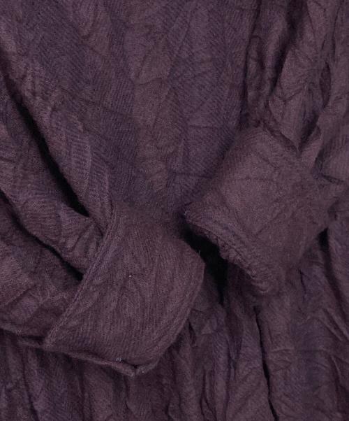 ichi（イチ）ichi (イチ) ウール混ワンピース パープル サイズ:-の古着・服飾アイテム