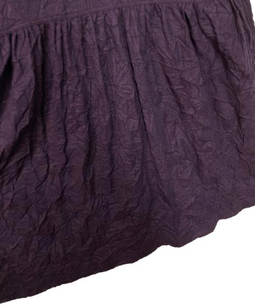 ichi（イチ）ichi (イチ) ウール混ワンピース パープル サイズ:-の古着・服飾アイテム