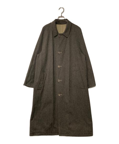 BROOKS BROTHERS（ブルックスブラザーズ）BROOKS BROTHERS (ブルックスブラザーズ) リバーシブル ステンカラーコート USA製 ベージュ×グレー サイズ:40の古着・服飾アイテム