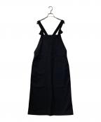 LE GLAZIKル グラジック）の古着「ウールライクサロペットスカート」｜ダークグレー