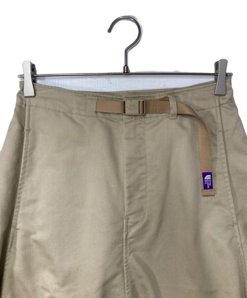 THE NORTHFACE PURPLELABEL（ザ・ノースフェイス パープルレーベル）THE NORTHFACE PURPLELABEL (ザ・ノースフェイス パープルレーベル) STRECH TWILL FLAERED SKIRT ベージュ サイズ:WSの古着・服飾アイテム