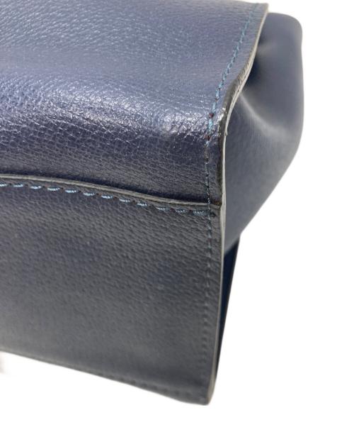 GIANNI CHIARINI（ジャンニ キアリーニ）GIANNI CHIARINI (ジャンニ キアリーニ) 2WAYショルダーバッグ ネイビーの古着・服飾アイテム