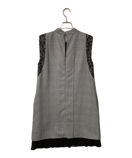 HER LIP TO（ハーリップトゥ）Her lip to (ハーリップトゥ) Orangery Mini Dress グレー サイズ:Ｍの古着・服飾アイテム