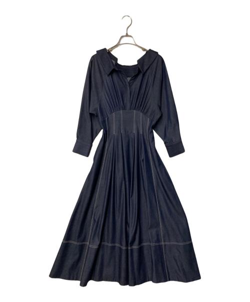 HER LIP TO（ハーリップトゥ）Her lip to (ハーリップトゥ) Montecristo Long Dress インディゴ サイズ:Sの古着・服飾アイテム