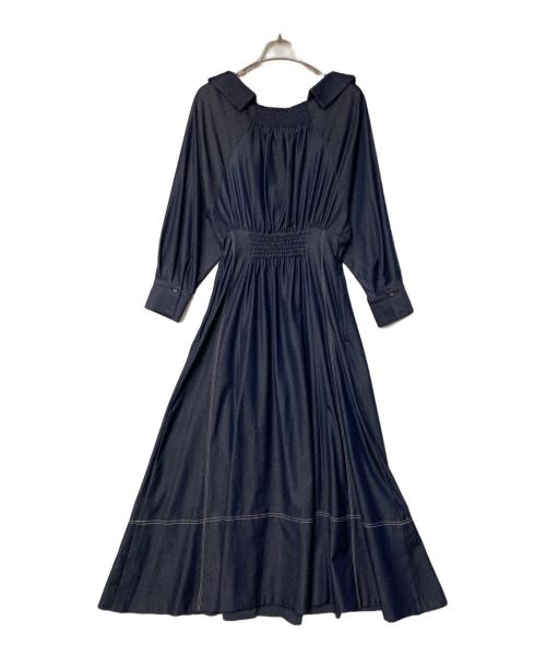 HER LIP TO（ハーリップトゥ）Her lip to (ハーリップトゥ) Montecristo Long Dress インディゴ サイズ:Sの古着・服飾アイテム