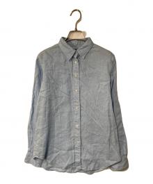 LAUREN RALPH LAUREN（ローレンラルフローレン）の古着「リネンシャツ」｜スカイブルー