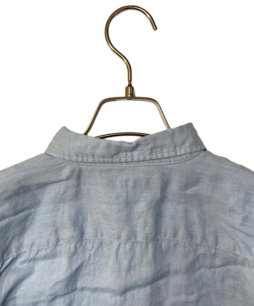 LAUREN RALPH LAUREN（ローレンラルフローレン）LAUREN RALPH LAUREN (ローレンラルフローレン) リネンシャツ スカイブルー サイズ:XSの古着・服飾アイテム