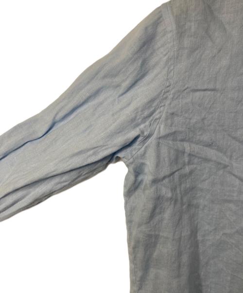 LAUREN RALPH LAUREN（ローレンラルフローレン）LAUREN RALPH LAUREN (ローレンラルフローレン) リネンシャツ スカイブルー サイズ:XSの古着・服飾アイテム