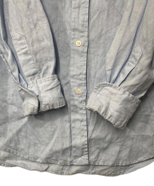 LAUREN RALPH LAUREN（ローレンラルフローレン）LAUREN RALPH LAUREN (ローレンラルフローレン) リネンシャツ スカイブルー サイズ:XSの古着・服飾アイテム