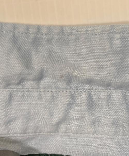 LAUREN RALPH LAUREN（ローレンラルフローレン）LAUREN RALPH LAUREN (ローレンラルフローレン) リネンシャツ スカイブルー サイズ:XSの古着・服飾アイテム