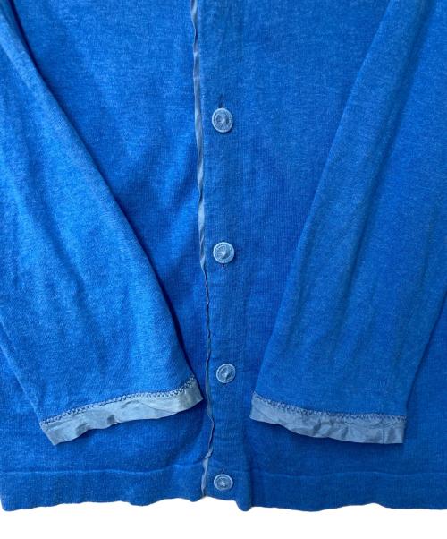 45rpm（45アールピーエム）45rpm (45アールピーエム) シルクコットンクルーネックカーディガン ブルー サイズ:3の古着・服飾アイテム