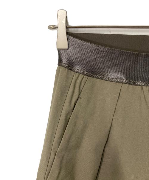 MUSE de Deuxieme Classe（ミューズ ドゥーズィエム クラス）MUSE de Deuxieme Classe (ミューズ ドゥーズィエム クラス) STRETCH TWILL タックパンツ カーキ サイズ:34の古着・服飾アイテム