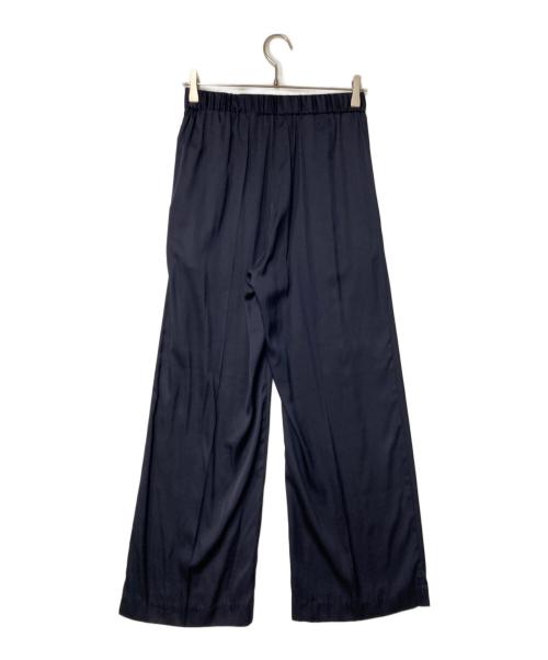 MUSE de Deuxieme Classe（ミューズ ドゥーズィエム クラス）MUSE de Deuxieme Classe (ミューズ ドゥーズィエム クラス) SILK SATIN EASY パンツ ネイビー サイズ:36 未使用品の古着・服飾アイテム