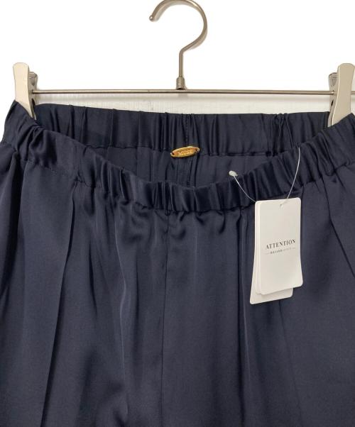 MUSE de Deuxieme Classe（ミューズ ドゥーズィエム クラス）MUSE de Deuxieme Classe (ミューズ ドゥーズィエム クラス) SILK SATIN EASY パンツ ネイビー サイズ:36 未使用品の古着・服飾アイテム