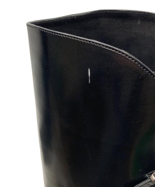 SARTORE（サルトル）SARTORE (サルトル) クロスストラップバックジップロングブーツ ブラック サイズ:37の古着・服飾アイテム