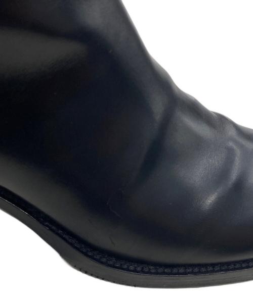 SARTORE（サルトル）SARTORE (サルトル) クロスストラップバックジップロングブーツ ブラック サイズ:37の古着・服飾アイテム