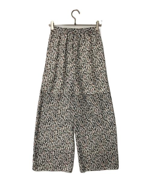 ANAYI（アナイ）ANAYI (アナイ) モノトーンモザイクイージーパンツ ベージュ×ブラック サイズ:36の古着・服飾アイテム