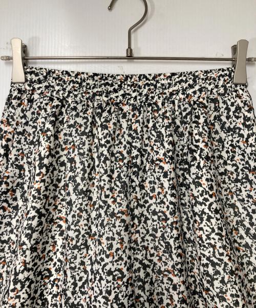 ANAYI（アナイ）ANAYI (アナイ) モノトーンモザイクイージーパンツ ベージュ×ブラック サイズ:36の古着・服飾アイテム