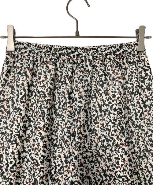 ANAYI（アナイ）ANAYI (アナイ) モノトーンモザイクイージーパンツ ベージュ×ブラック サイズ:36の古着・服飾アイテム