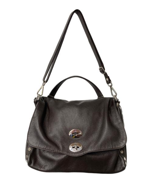 zanellato（ザネラート）ZANELLATO (ザネラート) POSTINA L 2WAYバッグ ブラウンの古着・服飾アイテム