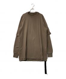 RICK OWENS DRKSHDW（リックオウエンス ダークシャドウ）の古着「DRKSHDW HUSTLER T」｜ブラウン