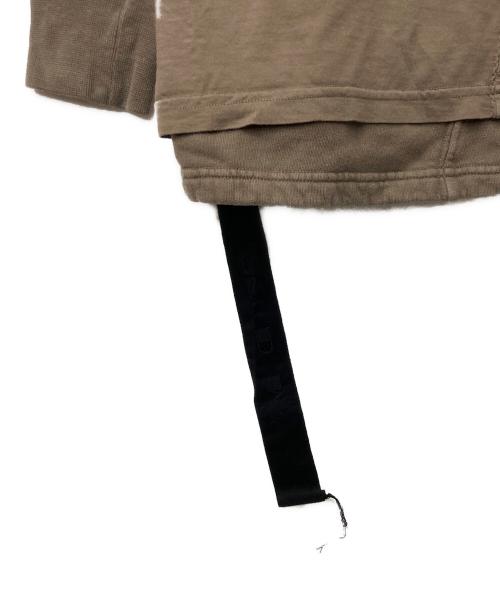 RICK OWENS DRKSHDW（リックオウエンス ダークシャドウ）RICK OWENS DRKSHDW (リックオウエンス ダークシャドウ) DRKSHDW HUSTLER T ブラウン サイズ:Mの古着・服飾アイテム