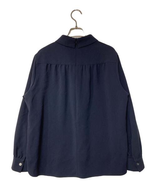 theory luxe（セオリーリュクス）theory luxe (セオリーリュクス) Live2 Daisy ブラウス ネイビー サイズ:38の古着・服飾アイテム