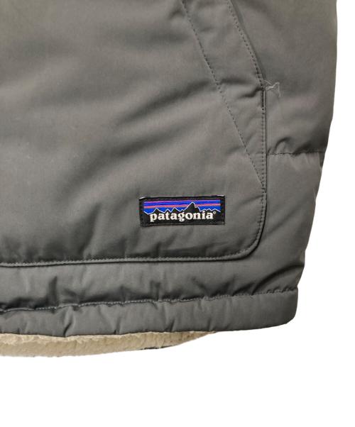 Patagonia（パタゴニア）Patagonia (パタゴニア) リバーシブル・ビビー・ダウン・ベスト グレー×ベージュ サイズ:Lの古着・服飾アイテム