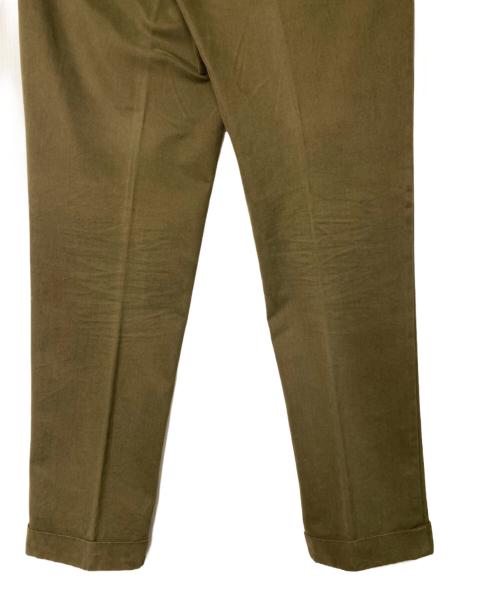 DOLCE & GABBANA（ドルチェ＆ガッバーナ）DOLCE & GABBANA (ドルチェ＆ガッバーナ) タックパンツ カーキ サイズ:44の古着・服飾アイテム