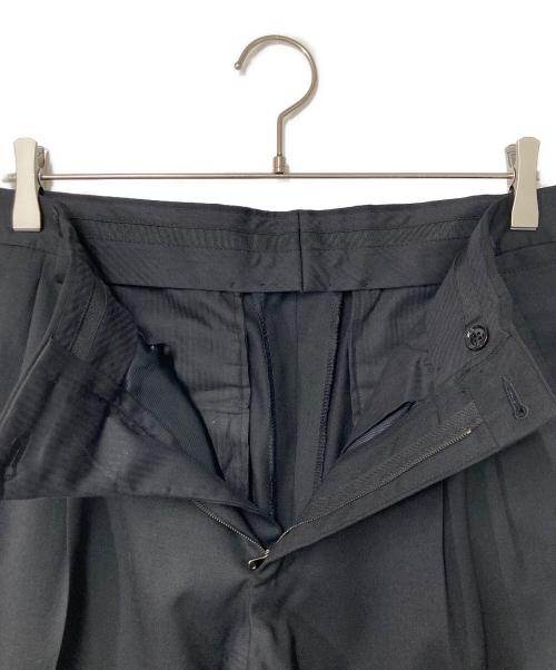 DOLCE & GABBANA（ドルチェ＆ガッバーナ）DOLCE & GABBANA (ドルチェ＆ガッバーナ) 2タックパンツ ブラック サイズ:44の古着・服飾アイテム