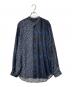 BANANATIME（バナナタイム）の古着「シルク総柄シャツ」｜ネイビー