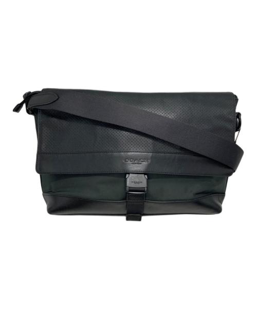 COACH（コーチ）COACH (コーチ) メッセンジャー ショルダーバッグ ブラックの古着・服飾アイテム