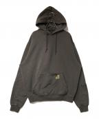 Carhartt WIP×Invincibleカーハート ワークインプログレス×インヴィンシブル）の古着「HOODED PIGMENT DYED SWEAT」｜グレー