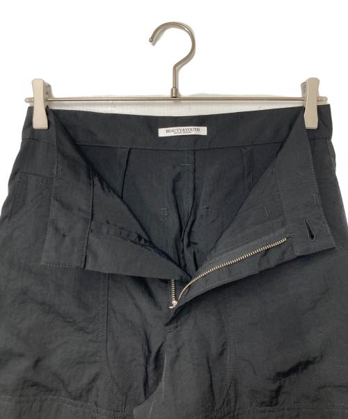 BEAUTY&YOUTH（ビューティーアンドユース）BEAUTY&YOUTH (ビューティーアンドユース) ナイロンヴィンテージライク ペインターパンツ ブラック サイズ:Sの古着・服飾アイテム