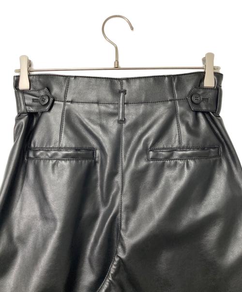 BALLSEY（ボールジィ）BALLSEY (ボールジィ) レザーライククロス サイドタブパンツ ブラック サイズ:34の古着・服飾アイテム